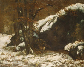 The Deer - Gustave Courbet — artwork view