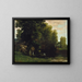Le Bord de la piscine - Gustave Courbet — framed artwork on a wall