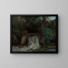 The Grand Bridge - Gustave Courbet — framed artwork on a wall