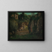 The hidden stream - Gustave Courbet — framed artwork on a wall