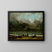The Sea - Gustave Courbet — framed artwork on a wall