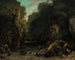 La vallée des Puits Noirs - Gustave Courbet — artwork view
