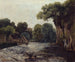 The spillway at the mill - Gustave Courbet — artwork view