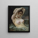 La Femme dans les vagues - Gustave Courbet — framed artwork on a wall