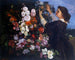 Treillis Painting - Gustave Courbet — artwork view