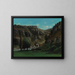 Vallée de la Loue près de Mouthiers-Haute-Pierre - Gustave Courbet — framed artwork on a wall