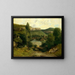 Vue d'Ornans - Gustave Courbet — framed artwork on a wall