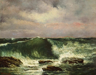 Waves - Gustave Courbet — artwork view