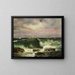 Waves - Gustave Courbet — framed artwork on a wall