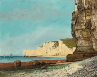 Les Falaises d'Étretat - Gustave Courbet — artwork view