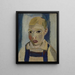 Head of a Child - Gustave De Smet — framed artwork on a wall
