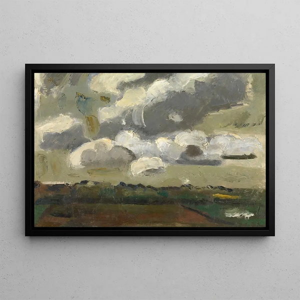 Cloud Painting - Gustave De Smet — framed artwork on a wall