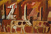 Les Vaches dans une mine vers l'étable - Gustave De Smet — artwork view