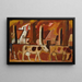 Les Vaches dans une mine vers l'étable - Gustave De Smet — framed artwork on a wall