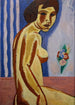 Nude Woman with Bouquet of Flowers - Gustave De Smet — artwork view