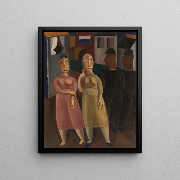 Sunday - Gustave De Smet — framed artwork on a wall