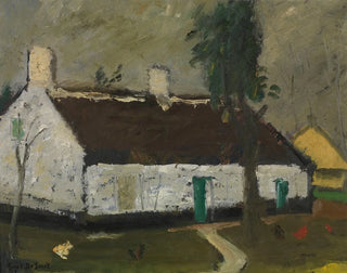 White Farm Painting - Gustave De Smet — artwork view