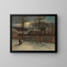 Evening - Gustave Den Duyts — framed artwork on a wall