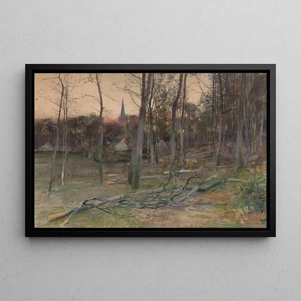 Fallen Trees - Gustave Den Duyts — framed artwork on a wall