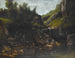 Cascade dans un paysage rocheux - Gustave Doré — artwork view