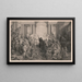 The Entry of Christ into Jerusalem - Gustave Doré — framed artwork on a wall
