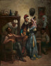 Don Quixote and Sancho Panza entertained by Basile and Quiteria - Gustave Doré — artwork view
