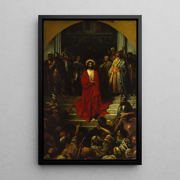 Ecce Homo - Gustave Doré — framed artwork on a wall