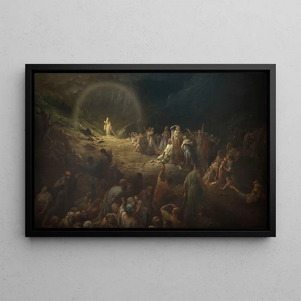 La Vallée des larmes - Gustave Doré — framed artwork on a wall
