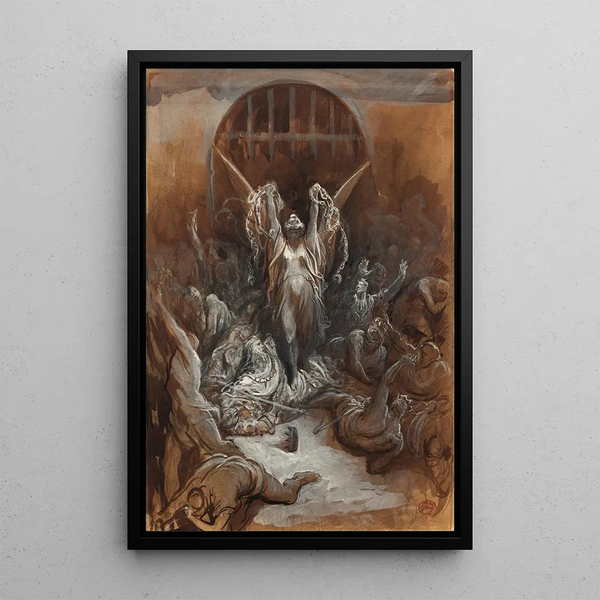 Liberty - Gustave Doré — framed artwork on a wall