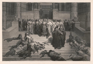 Moïse devant Pharaon - Gustave Doré — artwork view