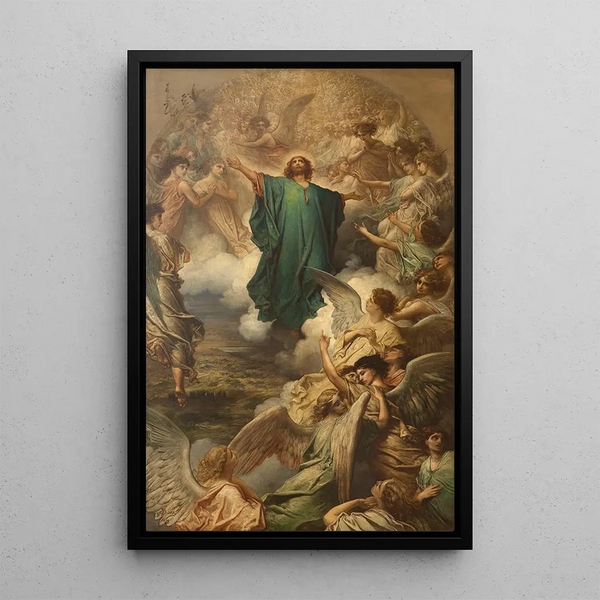 L'Ascension - Gustave Doré — framed artwork on a wall