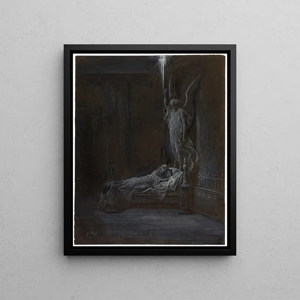 L'appel de Samuel - Gustave Doré — framed artwork on a wall