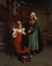 La leçon de couture - Gustave Henry Mosler — artwork view