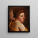 Shoulders White - Gustave Jean Jacquet — framed artwork on a wall