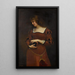 Melancholy Thought - Gustave Jean Jacquet — framed artwork on a wall