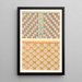 Ceiling of Anna's Tomb Painting No. 81, Ceiling of Menkheper's Tomb No. 79 - Gustave Jaquier — framed artwork on a wall