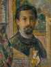 Self-portrait with statuette - Gustave Loiseau — artwork view