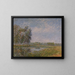 Bords de l'Eure, Normandie - Gustave Loiseau — framed artwork on a wall