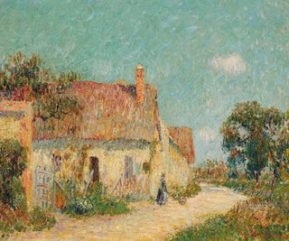 Cottage in Normandy - Gustave Loiseau — artwork view