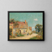 Cottage in Normandy - Gustave Loiseau — framed artwork on a wall