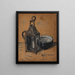 La Lanterne - Gustave Loiseau — framed artwork on a wall