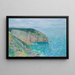 Cliffs - Gustave Loiseau — framed artwork on a wall