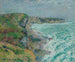 Cliffs of Yport in winter - Gustave Loiseau — artwork view