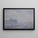 White Frost - Gustave Loiseau — framed artwork on a wall