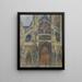 L'Église de Saint-Jacques Dieppe - Gustave Loiseau — framed artwork on a wall