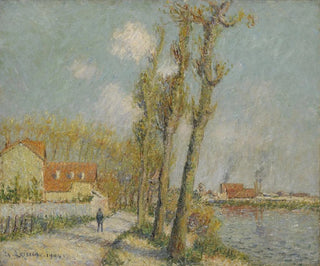 L'Oise at Pontoise - Gustave Loiseau — artwork view