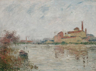 L'Usine au bord de la rivière - Gustave Loiseau — artwork view
