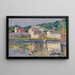 La Berge Pontoise - Gustave Loiseau — framed artwork on a wall