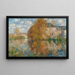 La Maison Cauchois, bords de l'Eure, automne - Gustave Loiseau — framed artwork on a wall