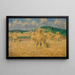 La moisson environs de Louviers Eure - Gustave Loiseau — framed artwork on a wall